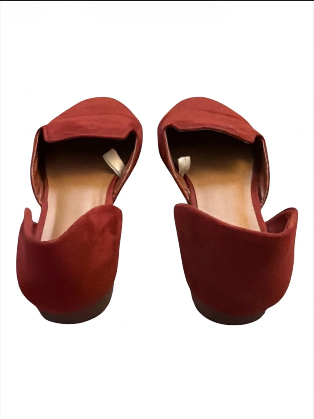 Universal Thread Women's Rust Suede Slip-On Loafers